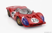 Werk83 Ferrari 330 P3 4.0l V12 Coupe Ch.0848 Team Ferrari Sefac N 20 24h Le Mans 1966 Ludovico Scarfiotti - Mike Parkes 1:18 Red