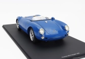 Schuco Porsche 550a Spider 1954 - Con Vetrina - With Showcase 1:12 Blue
