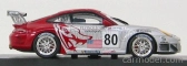 Minichamps Porsche 911 996 Gt3rsr N 80 3rd Gt2 Class 24h Le Mans 2005 Van-overbeek 1:43 Silver Red