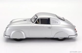 Werk83 Porsche 356 Sl Coupe verzia s jednoduchou karosériou 1951 1:18 strieborná