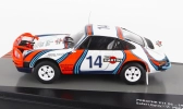 Edicola Porsche 911 Sc 3.0 Coupe Martini Racing (nočná verzia) N 14 2nd Rally East African Safari 1978 Vic Preston Jr. - John Lyall 1:43 Biela červená modrá
