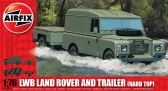 Classic Kit military A02324 - LWB Land Rover (Hard Top) and Trailer (1:76)