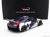 Truescale Honda Nsx Gt3 Evo Team Alpha Tauri N 0 Red Bull Formula Nurburgring 2023 Yuki Tsunoda 1:18 bielo modrá