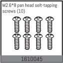 M2.6*8 pan head selt-tapping screws (10)