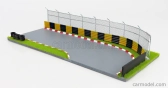 American diorama Accessories Diorama Gulf Race Track 1:64 Světle Modrá Oranžová