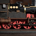 RoboTime 3D dřevěná skládačka Vintage parní lokomotiva