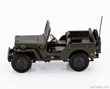 Hongwell Jeep Willys Necaf 1/4 Nl Army Open 1942 1:43 Vojenská Zelená