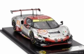 Looksmart Ferrari 296 Gt3 3.0l Turbo V6 Team Vista Af Corse N 55 24h Le Mans 2024 Alessio Rovera - Francois Heriau - Simon Mann 1:43 Silver Red