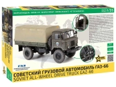 Zvezda GAZ 66 Truck 2-assi Military 1:35 /