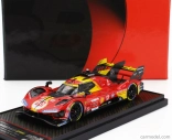 Bbr-models Ferrari 499p 3.0l Turbo V6 Team Ferrari Af Corse N 50 Winner 24h Le Mans 2024 Antonio Fuoco - Miguel Molina - Nicklas Nielsen 1:43 Červená Žltá Čierna