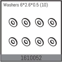 Washers 6*2.6*0.5 (10)
