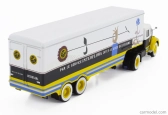 Edicola Berliet Tlr 10m Truck Semi-frigo Interflora Transports 1956 - Bez karty Box 1:43 Biela Hnedá Žltá