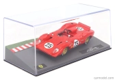 Edicola Ferrari 312p 3.0l Spider Team Sefac N 25 2. 12h Sebring 1969 Mario Andretti - Chris Amon 1:43 Červená