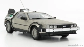 Sun-star De lorean Time Machine - Back To The Future 1 - Ritorno Al Futuro 1 1:18 Silver