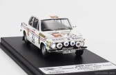 Trofeu BMW 2002 Ti (night Version) N 39 Rally Alpenfahrt 1973 Gerhard Stroppe - Walter Smolej 1:43 Bílá