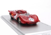 Kess-model Ferrari 350 P4 Spider Can-am S/n0860 N 23 Riverside Race 1967 C.amon 1:43 Red