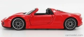 Bburago Plus Porsche 918 Spyder 1:24 červená
