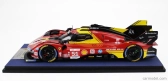 Looksmart Ferrari 499p 3.0l Turbo V6 Team Ferrari Af Corse N 51 3. 24h Le Mans 2024 Alessandro Pier Guidi - James Calado - Antonio Giovinazzi 1:18 Červená Žltá Čierna
