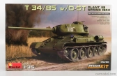 Miniart Kampfpanzer T-34/85 Tank Vojenský jar 1944 1:35 /
