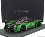 Bbr-models Pagani Huayra R N 29 Racing 2021 - Con Vetrina - With Showcase 1:18 Černý Uhlík Zelený