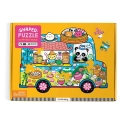 Mudpuppy Puzzle ve tvaru minibusu s občerstvením