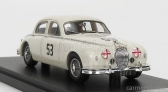 Modely v mierke Matrix Jaguar Mkii 3.4 Litre N 53 2nd Siverstone Annual International Trophy Meeting 1959 1:43 Biela