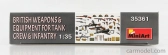 Príslušenstvo Miniart Armi - Britské zbrane a vybavenie pre posádku tanku 1:35 /