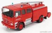 Edicola Mercedes benz Lp911 1113 Tanker Truck Service Departemental D'incendie Et De Secours Sapeurs Pompiers 1975 1:43 Red