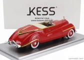 Kess-model Rolls royce Phantom Iii Labourdette Vutotal Cabriolet Open 1947 1:43 Red Gold
