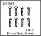 Button Head Screw M3*18 (8)