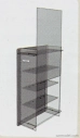 Atlantic Vetrina display box Espositore - For 4 Cars 1/18 Lungh.lenght Cm 36.8 X Largh.width Cm 12.5 X Alt.height Cm 57.4 (altezza Utile Tra I Ripiani Cm 12.0 Inner Height Among Shelves) 1:18 Plastový Displej