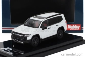 Zapaľovanie-model Toyota Land Cruiser (ja300w) Gr Sport 2023 - Čierno-červený interiér 1:64 White Pearl