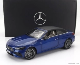 Norev Mercedes benz Cle-class Cabriolet (a236) Amg Line 2024 1:18 Spektrální Modrá Černá