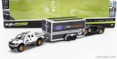 Maisto Ford USA F-150 Raptor Pick-up 2010 With Trailer Car Transporter + Gt N 2 2017 1:64 čierna strieborná
