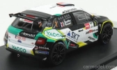 Minipartes Škoda Fabia R5 N 1 Rally Ypres 2018 B.bouffier - X.panseri 1:43 Bílá Černá Zelená