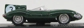 Brumm Jaguar D Type Le Mans N 3 1956 Jack Fairman 1:43 Zelená