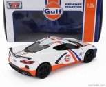 Motor-max Chevrolet Corvette C8 N 52 Gulf Racing 2020 1:24 Bílá Modrá Oranžová