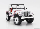 Greenlight Jeep Cj-5 Super Jeep 1973 1:18 Bílá