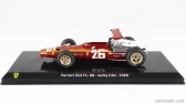 Edicola Ferrari F1 312 F1-68 N 26 Sezóna 1968 Jacky Ickx - Con Vetrina - s vitrínou 1:24 červená biela