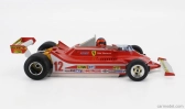 Bburago Ferrari F1  312t4 N 12 Winner Watkins Glen Gp Usa (with Pilot Figure And Rain Wheels) 1979 Gilles Villeneuve 1:18 Red
