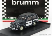Brumm Fiat 500c Belvedere Chiusa 1951 1:43 modrá sivá