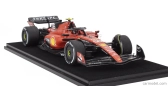 Looksmart Ferrari F1  Sf-23 Team Scuderia Ferrari N 55 Winner Singapore Gp 2023 Carlos Sainz - Con Vetrina - With Showcase 1:18 Červená Černá