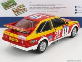 Solido Ford england Sierra Rs Cosworth N 11 Rally Tour De Corse 1987 D.auriol - B.occelli 1:18 Červená Žlutá