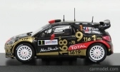 Ixo-models Citroen Citroen Ds3 Abu Dhabi Wrc N 1 Rally Francúzsko 2013 S.loeb - D.elena 1:43 Matná čierna zlatá červená