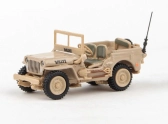Abrex Cararama 1:72 - 1/4 Ton Military Vehicle - Sandy Yellow