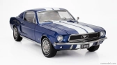 Kk-scale Ford usa Mustang Gt Fastback Coupe 1968 1:12 Blue White