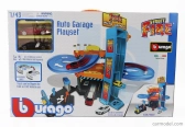 Bburago Accessories Diorama – Parking Playset Garage With 2x Cars 1:43 rôzne