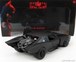 Jada Batman Batmobile With Figure 2022 - The Batman Movie 1:18 Matt Black