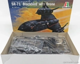 Italeri Lockheed martin Sr-71 Blackbird With Drone 1968 1:72 /