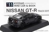 Kyosho Nissan Gt-r (r35) Track Edition Engineered By Nismo T-spec Coupe 2022 1:64 Black